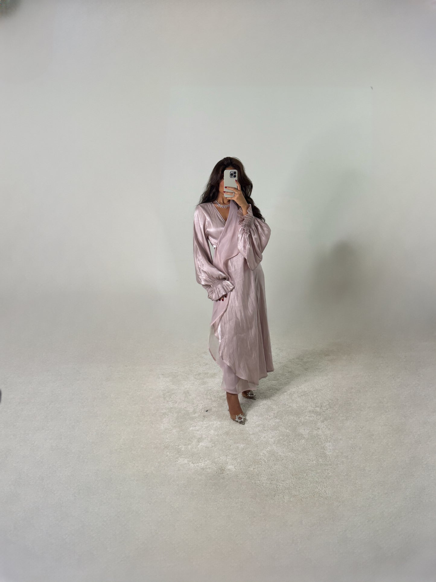 Petal Wrapp dress/ Abaya Set