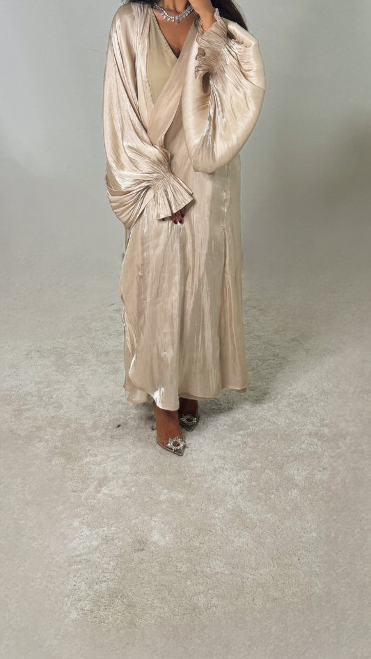 Petal Wrapp dress/ Abaya Set
