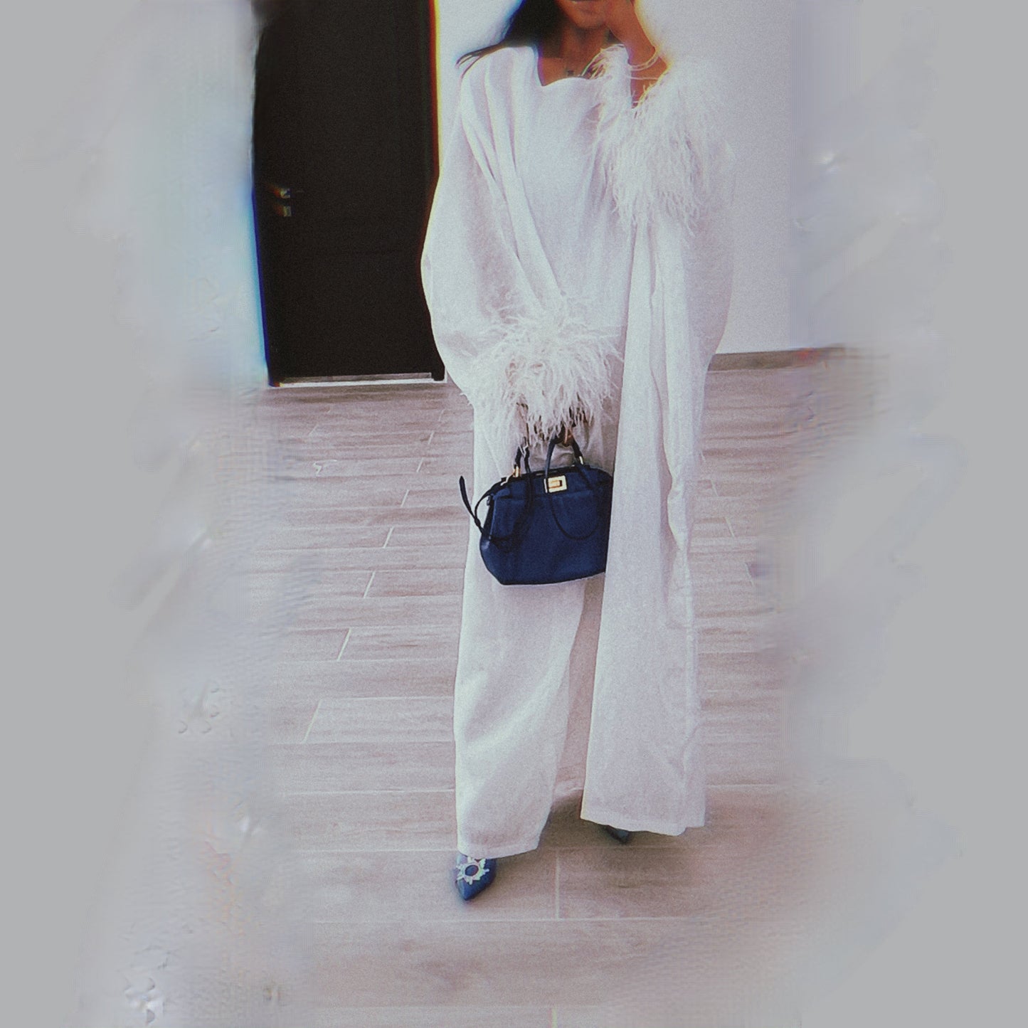 Ramdan 2022 - White Feather Dust Dress