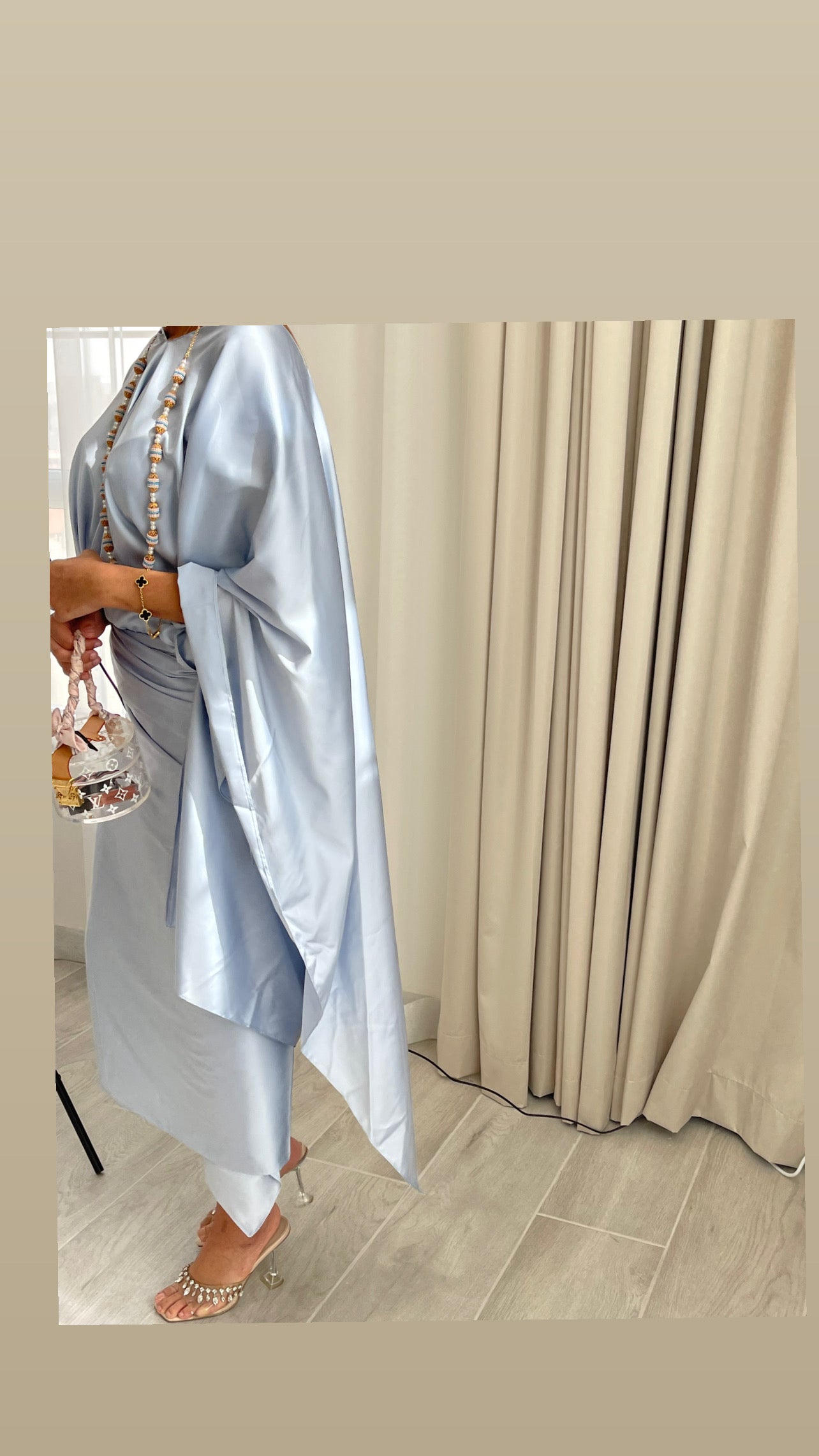 Sky Blue - Silk Set of 3